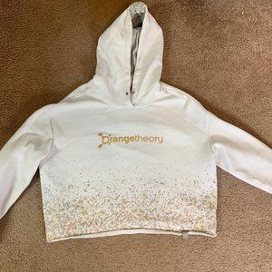 Orangetheory Cropped Shimmer Hoodie